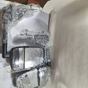 Pair Towing Mirrors Power Turn Signal For 2017-2020 Ford F-250 Super Duty